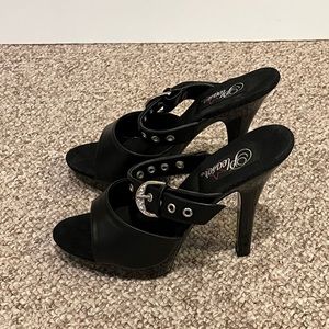 Pleaser Brand Black High Heels